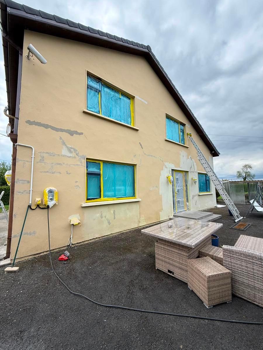 House render before painting